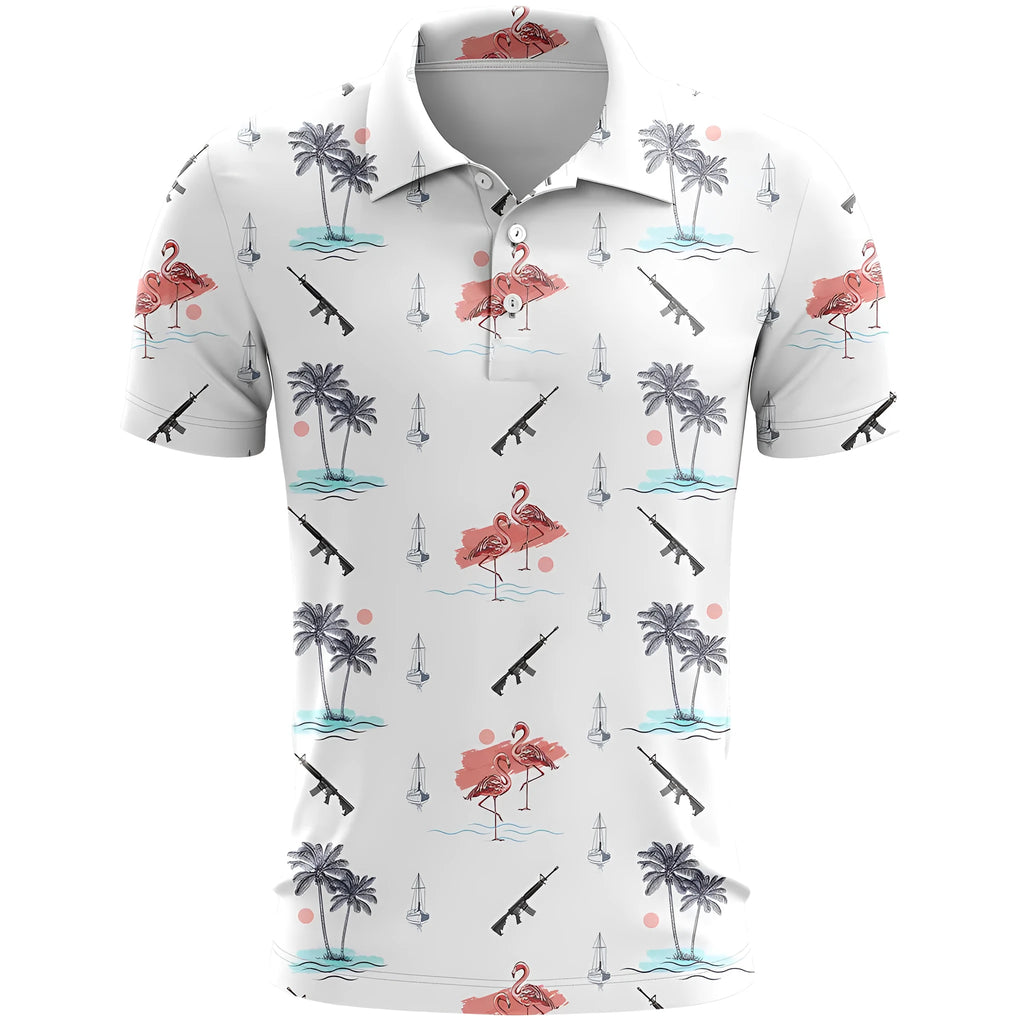 Loose-fitting sports short sleeve top in bird eye cloth polyester available in multiple colours and sizes