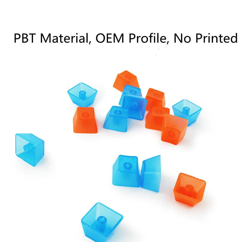 104-key PBT transparent keycap set in four translucent colours OEM profile mechanical keyboard
