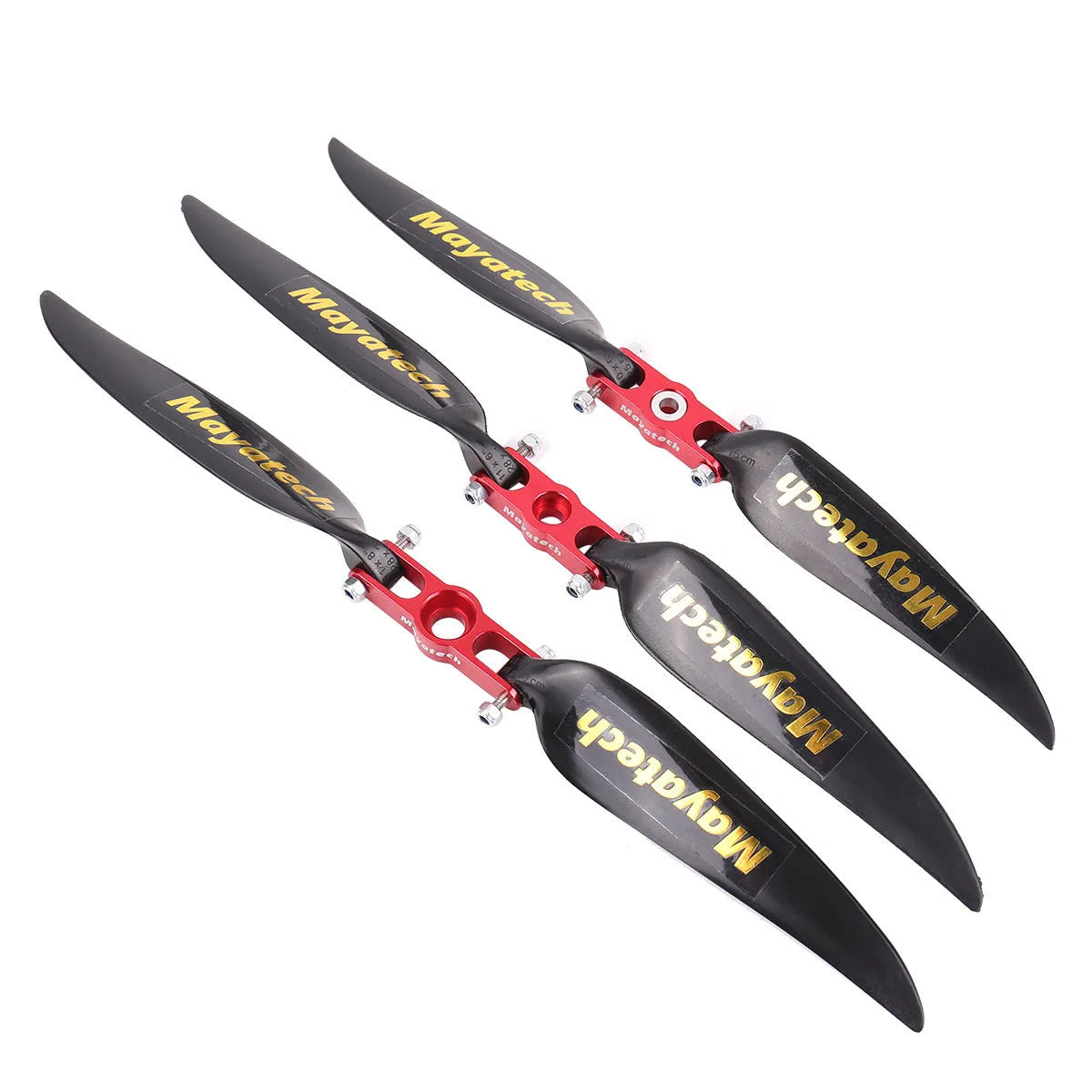 Black nylon folding paddle with quick disassembly fittings, 12x6.5 cm dimensions
