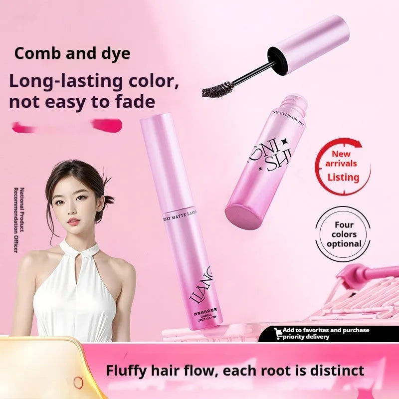 Eyebrow cream in grey brown shades including coconut milk coffee colour, 4.5g content