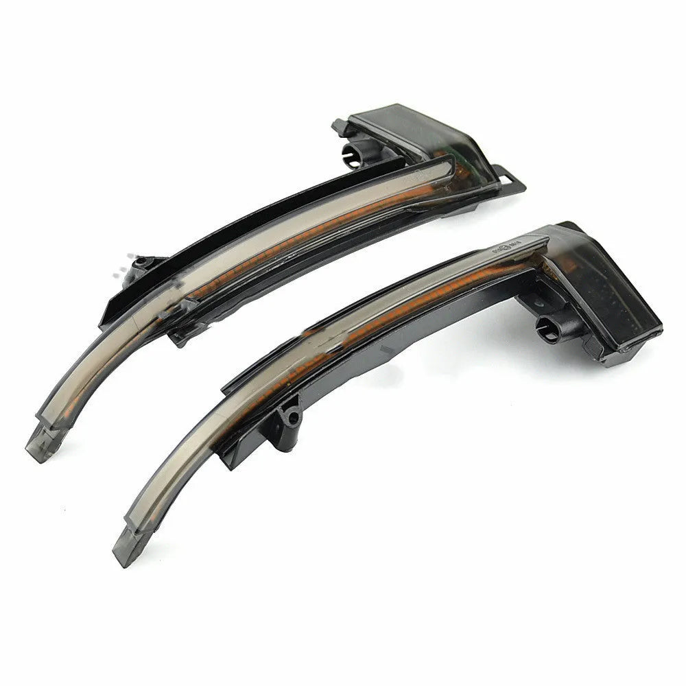 Dynamic LED mirror turn signal indicator for Audi B8 and B8.5 models in black or white finish