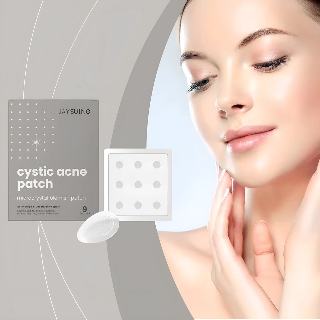 Acne repair micro needle patch pack of 9 with tea tree oil and Centella asiatica for spot treatment