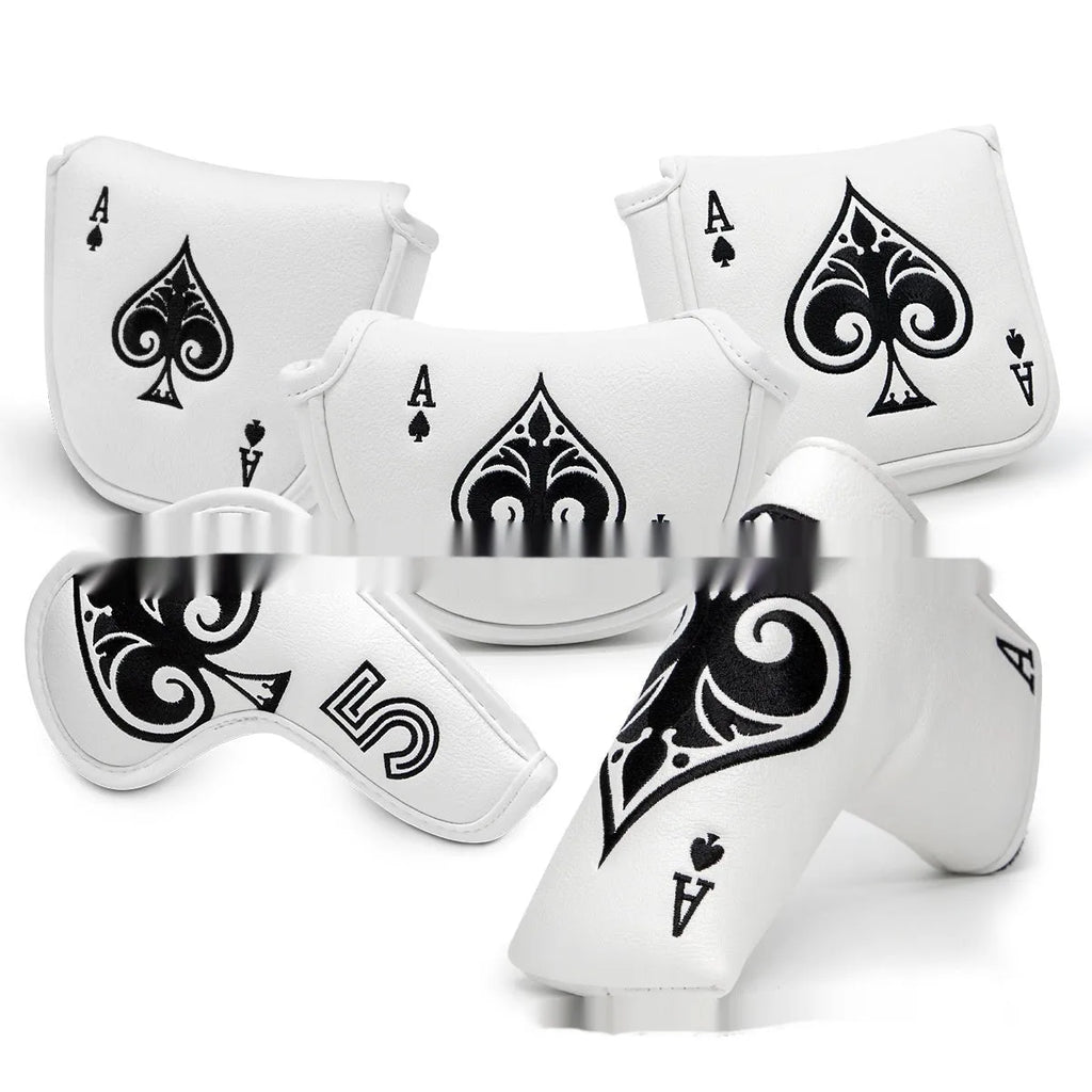 Golf putter sleeve protector in PU foam with three colour options for putter club protection