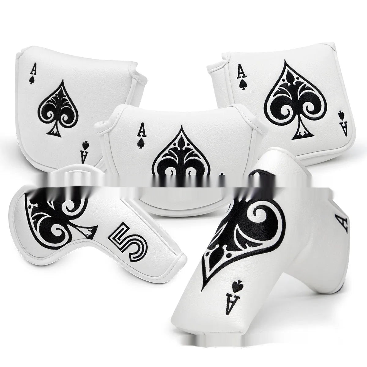 Golf putter sleeve protector in PU foam with three colour options for putter club protection