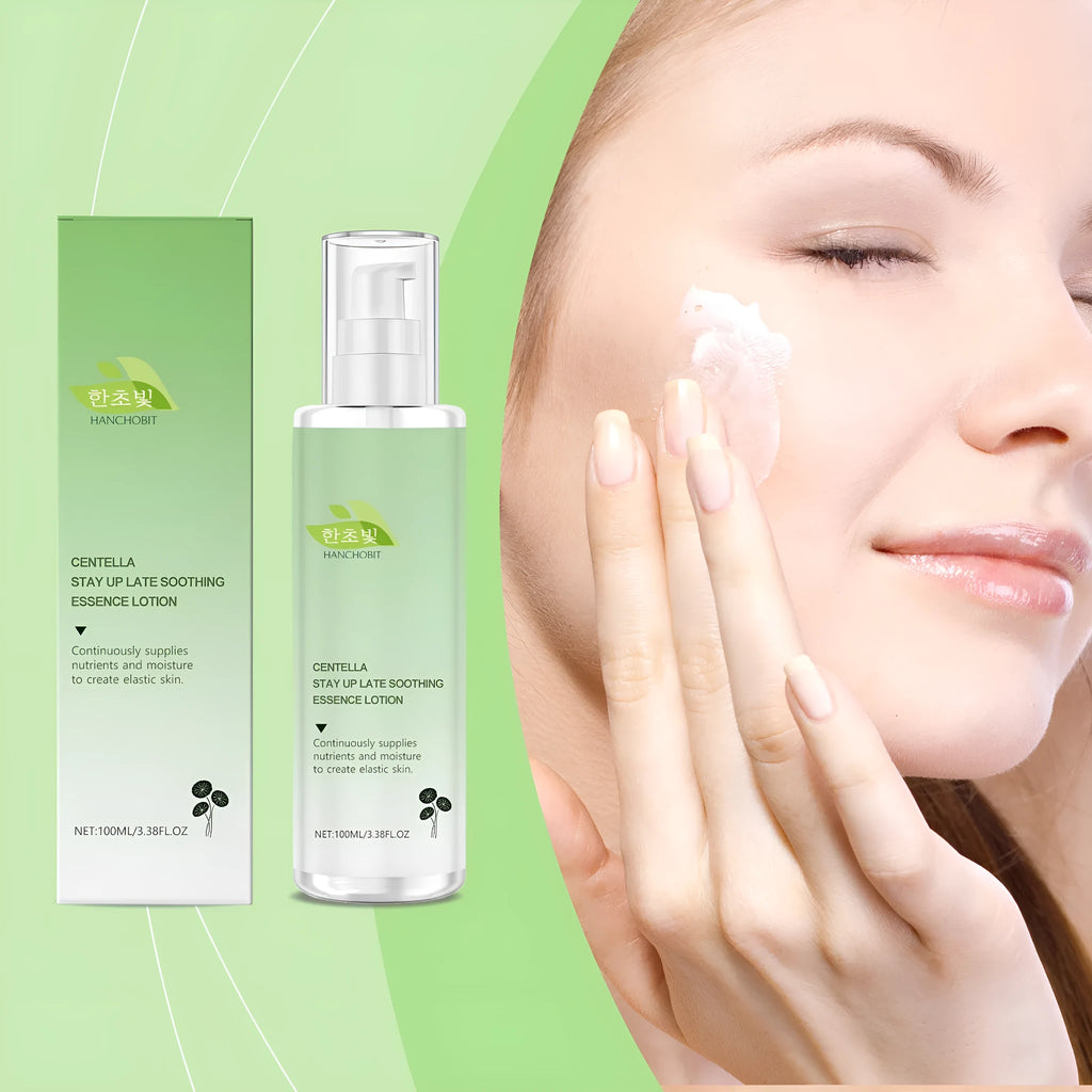 Body Care Snow Grass Soothing Milk 100ml bottle with hyaluronic acid and centella extract moisturiser for sensitive skin