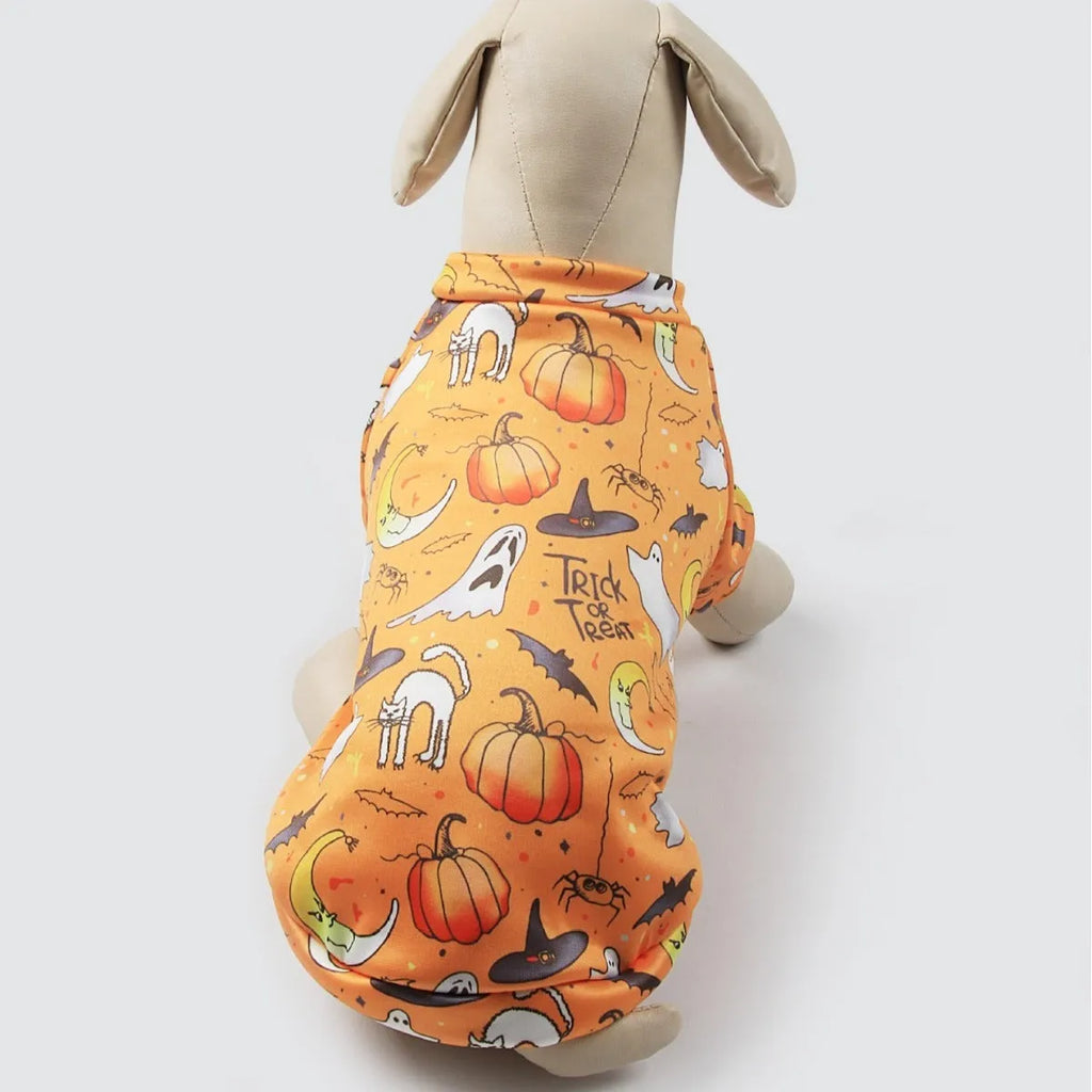 Wansheng fleece-lined dog coat in apricot with matching triangular scarf for autumn winter