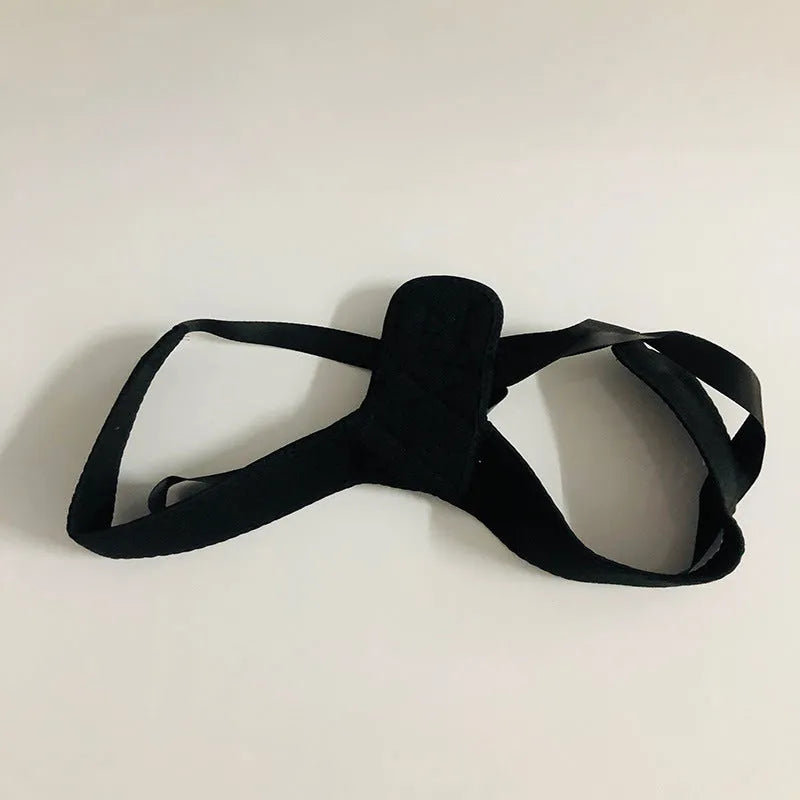 Nylon back correction band for posture support with adjustable free size design