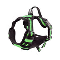Adjustable Oxford cloth dog chest strap harness in multiple colours with chain ring for lead attachment