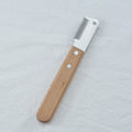 Wooden handle pet stripping comb for dogs and cats in two sizes