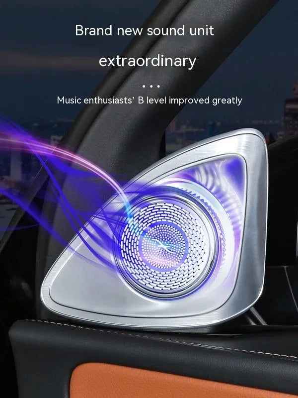 Mercedes-Benz GLC X254 Burmester replacement speaker pair with rotating tweeter.