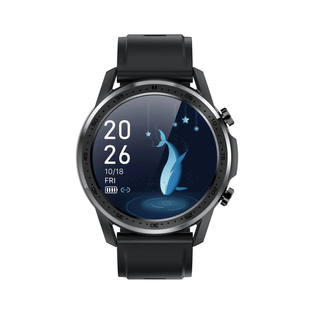 Youth2 body temperature smart bracelet in black or grey with zinc alloy case and wristband