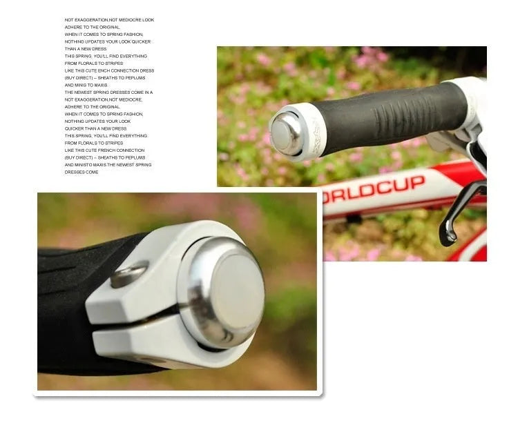 Bicycle aluminum alloy handle blocking light set 6061 ultra light LED turn signal red light 270-degree visibility