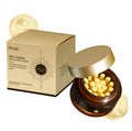Retinol capsule moisturising cream 50g jar with yellow capsules visible in white cream