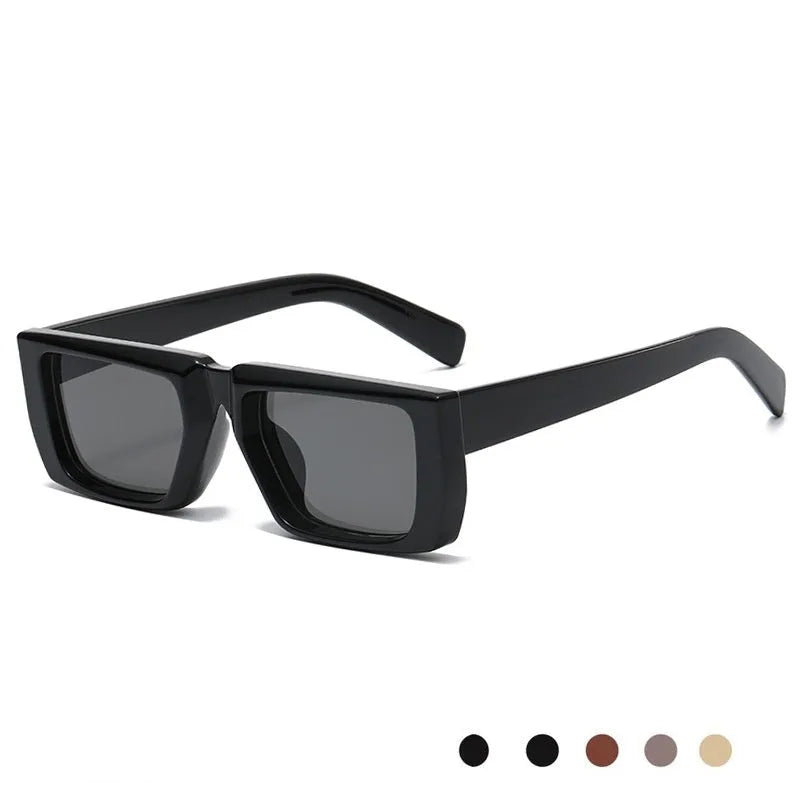 Y2K style full-frame sunglasses with UV400 protection in multiple colour options including black and grey lens.