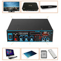 BT-309A-A black dual-purpose power amplifier with remote control for home and car audio