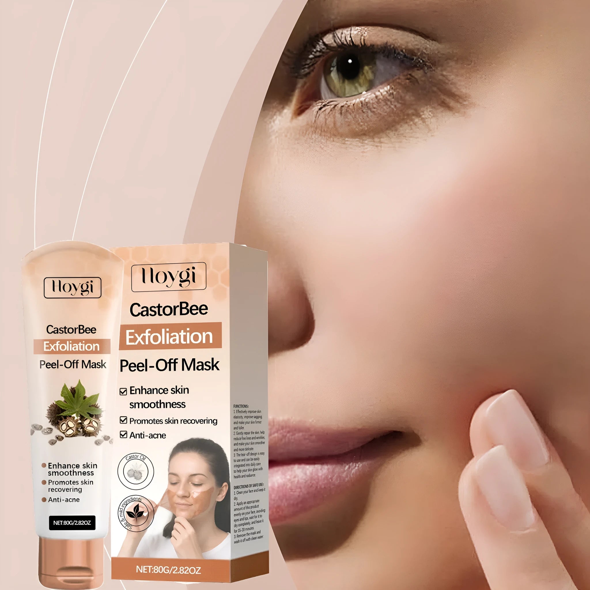 Mild Cutin Tearing Mask 80g tube with moisturising and hydrating formula containing collagen and bee venom