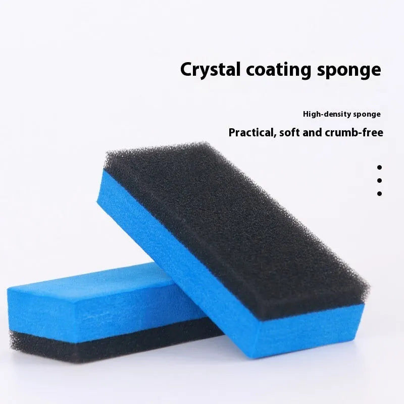 Car scratch repair wax kit with A and B compounds and frosted sponge mop for paint polishing
