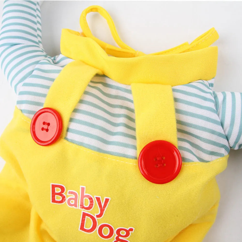 Yellow sword design cat costume clothing in polyester fabric for pet dressing