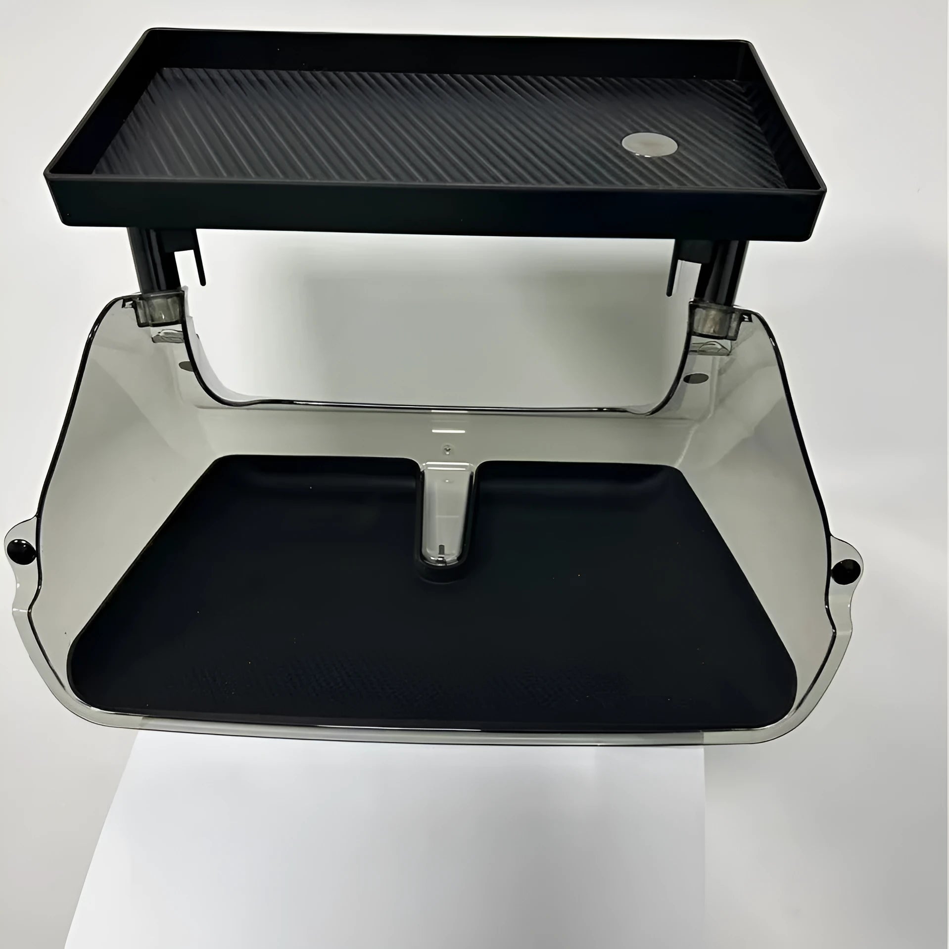 ABS car storage box for Tesla Model 3 or Y centre console under screen, white colour