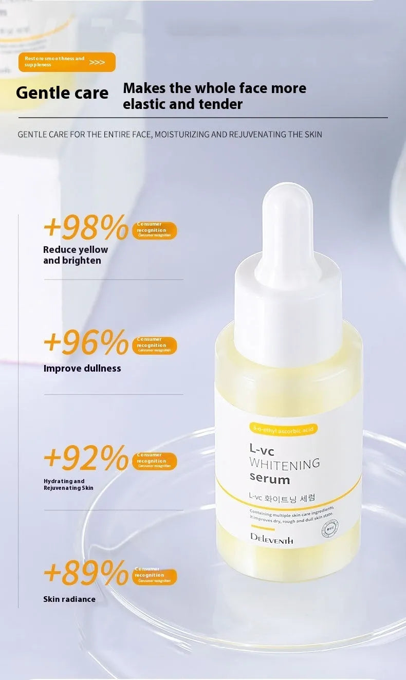 Yikedoyin VC Essence 37ml hydrating facial serum stock solution with vitamin C for discoloration improvement