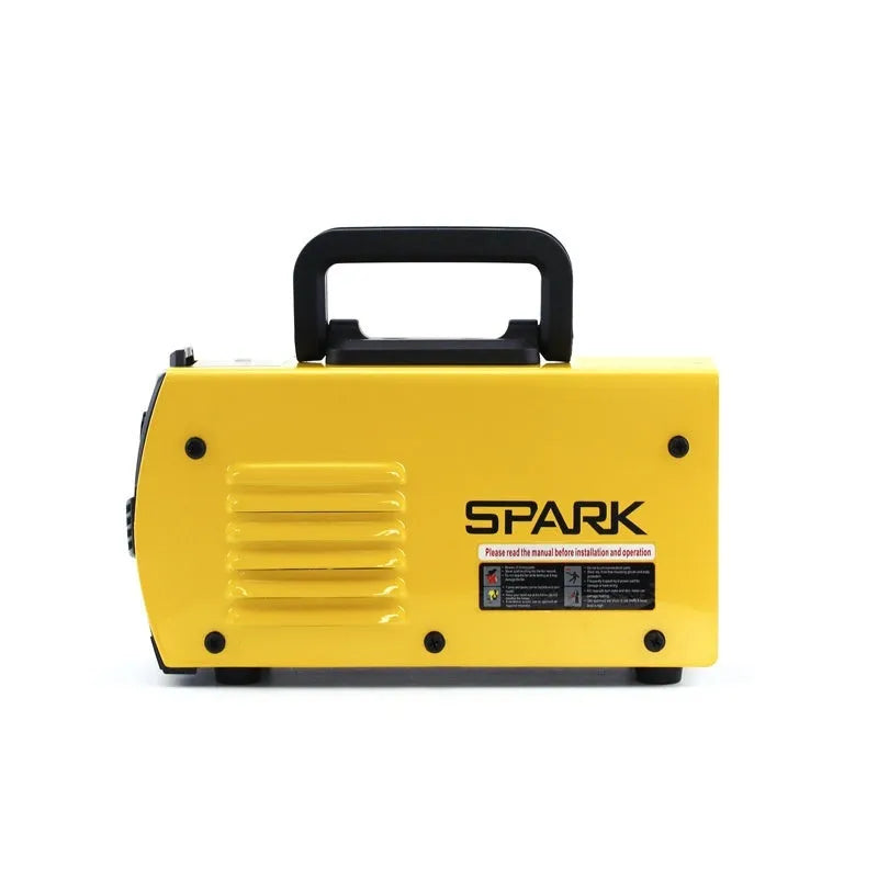 MMA-200MIN 220V DC inverter welding machine with welding tongs, clamps, and face shield