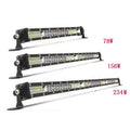 Ultra-thin single row white LED strip light for motocross roof with aluminium housing