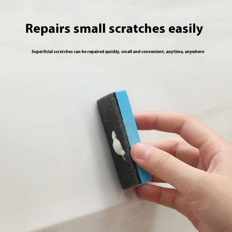 Car scratch repair wax kit with A and B compounds and frosted sponge mop for paint polishing