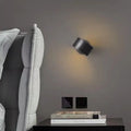 Copper wall lamp in gold or black finish for modern living room lighting