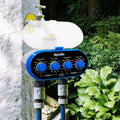 Dual Timed Irrigation Controller battery powered automatic watering device for garden