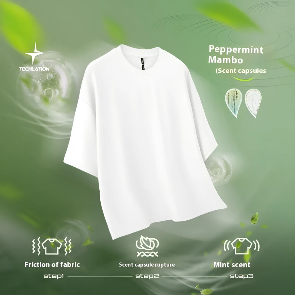 Men's short sleeve casual T-shirt in sand grey or black with loose fit pullover design
