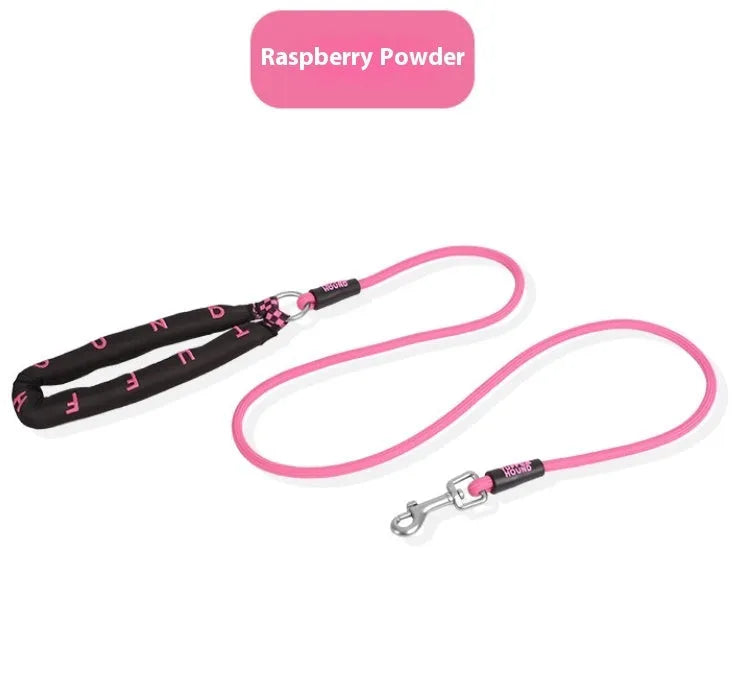 Polyester dog leash 150cm hand-holding rope in four colours for small medium large dogs