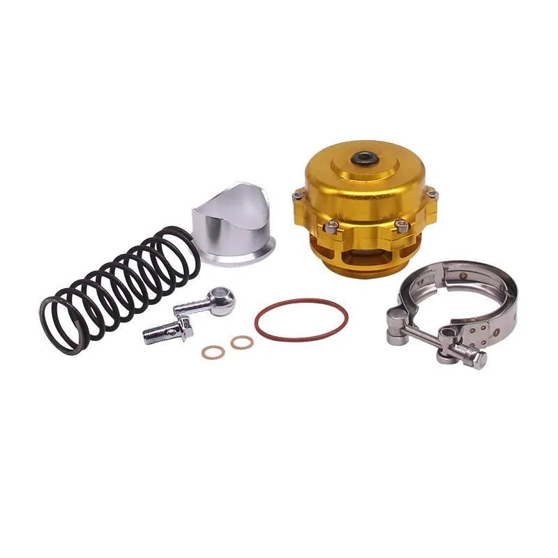 Aluminium alloy car blowdown valve, 50mm size, shown in one of six colour options.