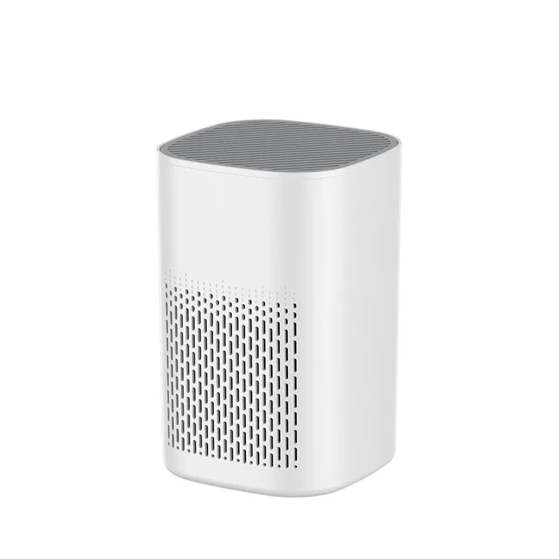 Simple style desktop air purifier and panel heating machine with USB power port.
