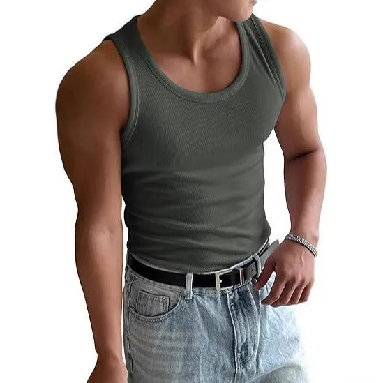 Men's tight-fitting workout t-shirt with wool lining in multiple colour options