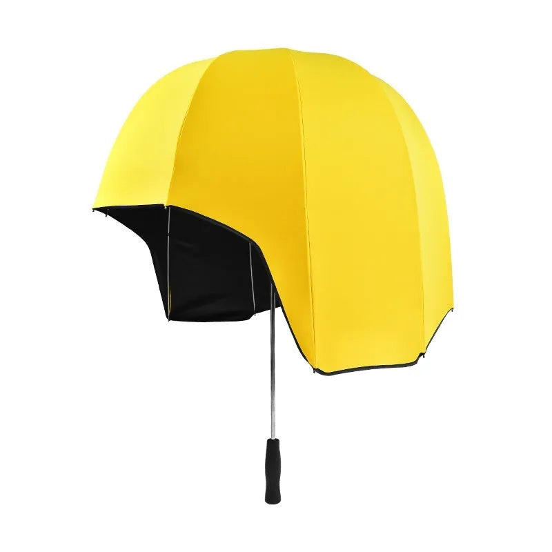 Helmet umbrella 76cm sun protection and rain umbrella in hands-free hat style