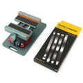 Mobile phone repair fixture with adjustable grip and demolition crowbar accessory