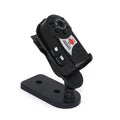 Black wireless WiFi network camera with 16x optical zoom, 720P HD, and night vision