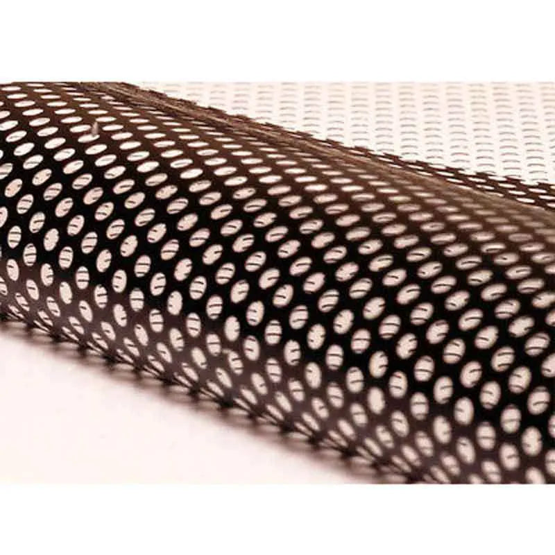Perforated mesh automotive window film sheet measuring 30cm by 106cm