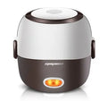 2-litre electric rice cooker with steamer layers, 200W, lightweight 1.3kg