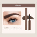 Double-headed eyebrow cream with pencil and powder ends in natural brow shades