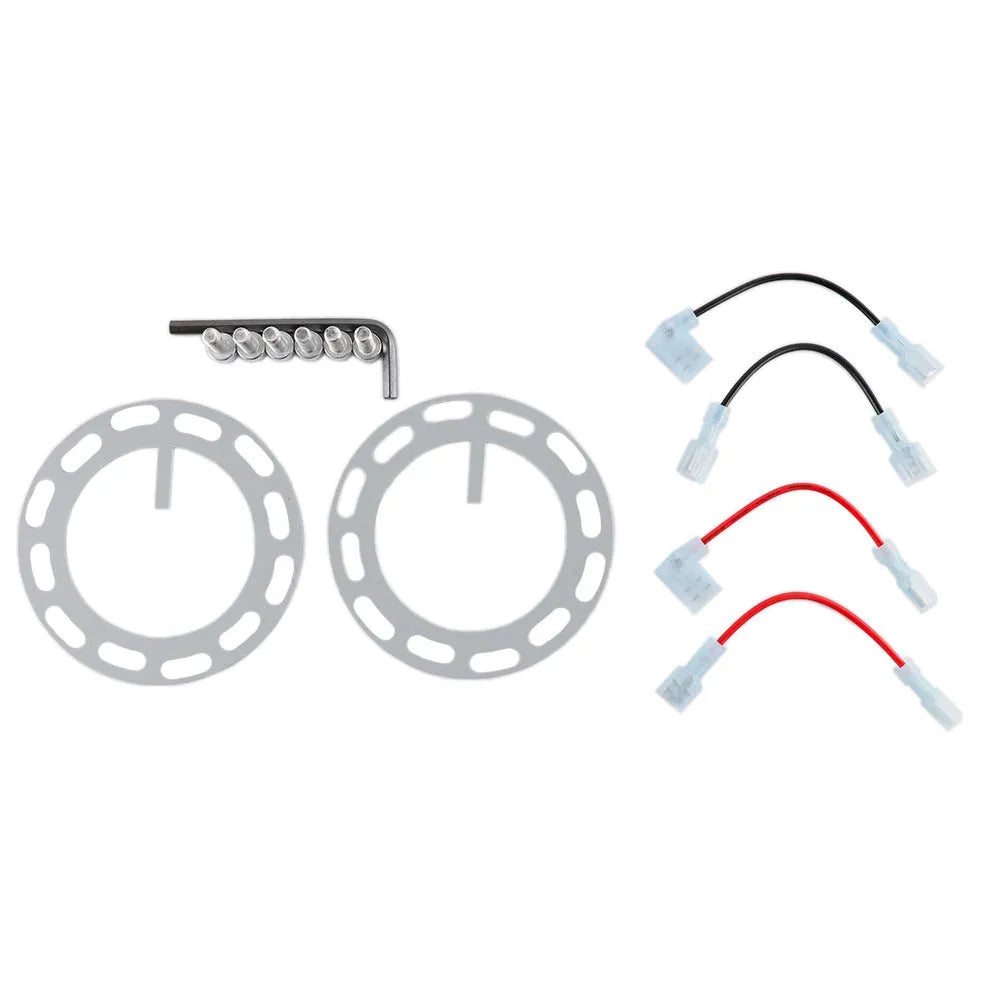 Colorful car modification quick release steering wheel device with lock and heightening insole connection base