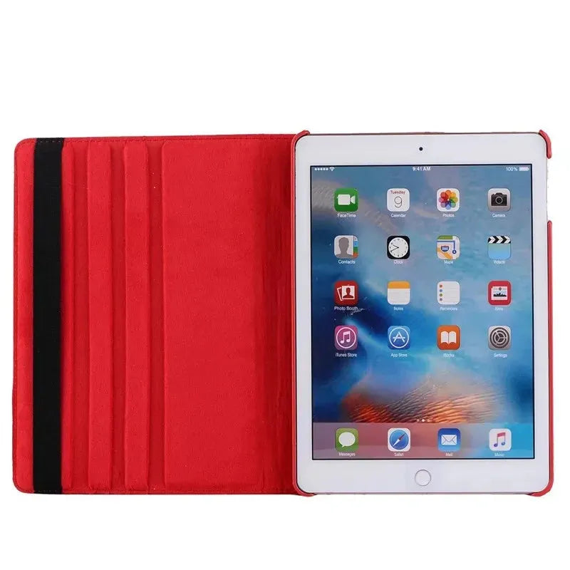 Imitation leather clamshell protective sleeve for iPad tablets in multiple colour options