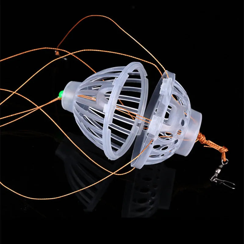 Silver carp bighead fishing set with double buckle explosive hook and fishing float for ocean beach fishing