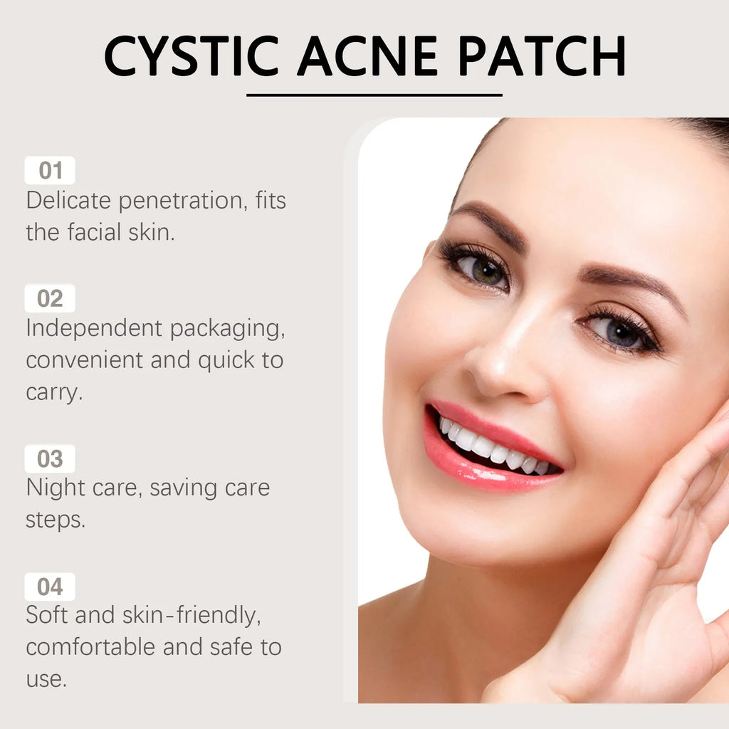Acne repair micro needle patch pack of 9 with tea tree oil and Centella asiatica for spot treatment