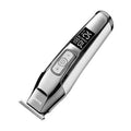 Professional barber scissors with LCD digital display and stainless steel cutting blades