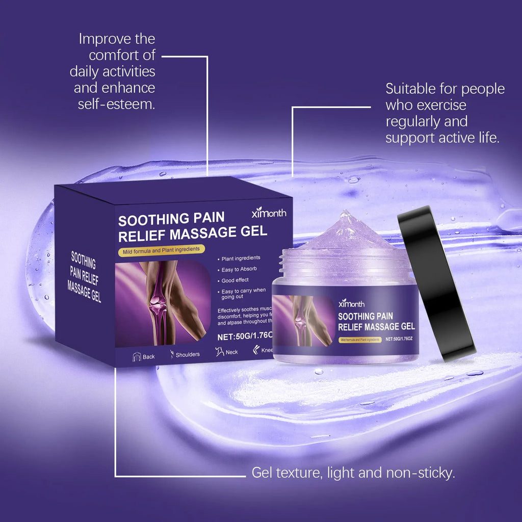 50g tube of body joint care gel with warming formula for muscle and joint support
