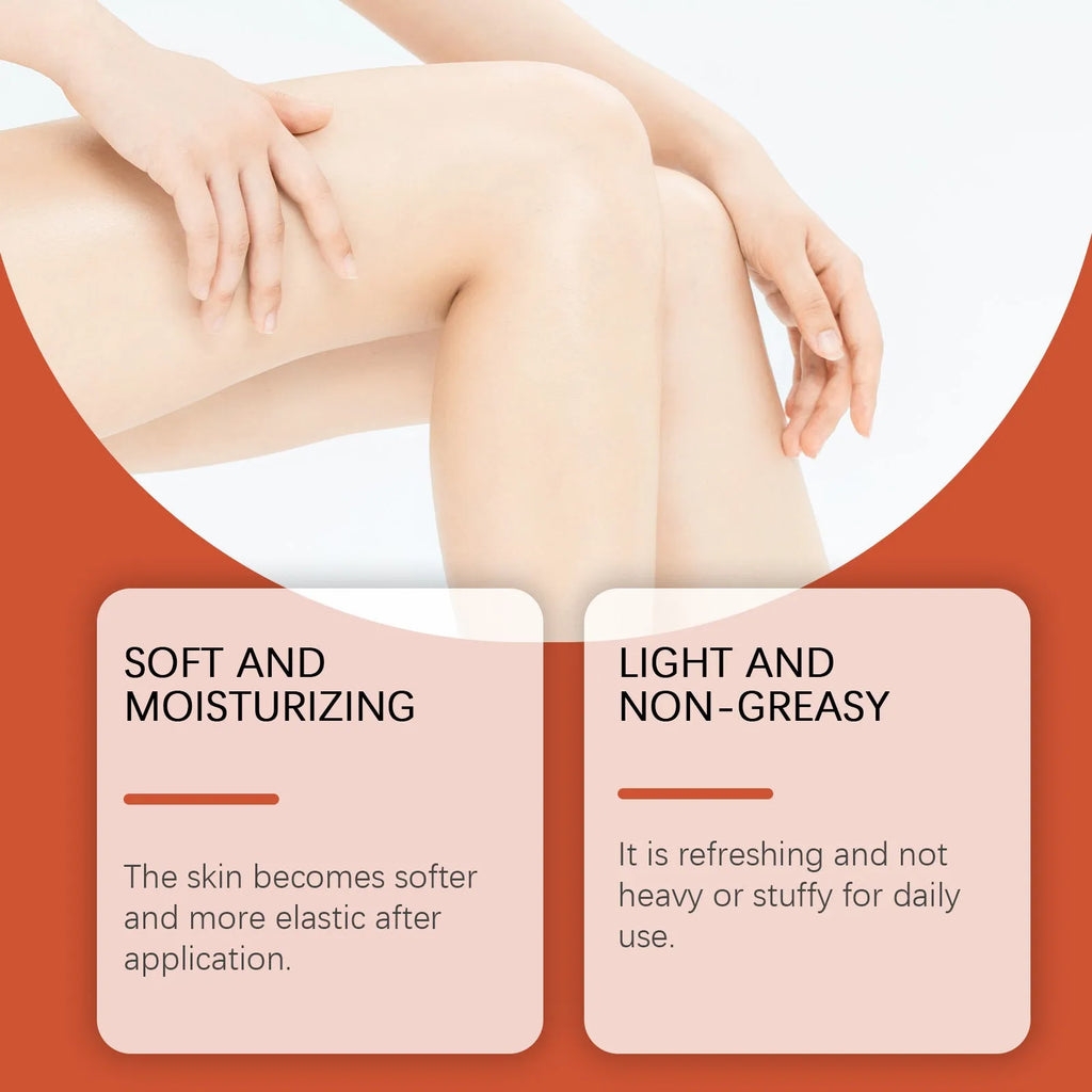 100ml body tightening massage oil with vitamin E and rose oil in a white bottle