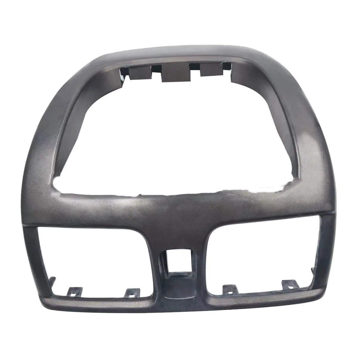 Black ABS plastic car dashboard air outlet face cover for Nissan measuring 36x29x9cm