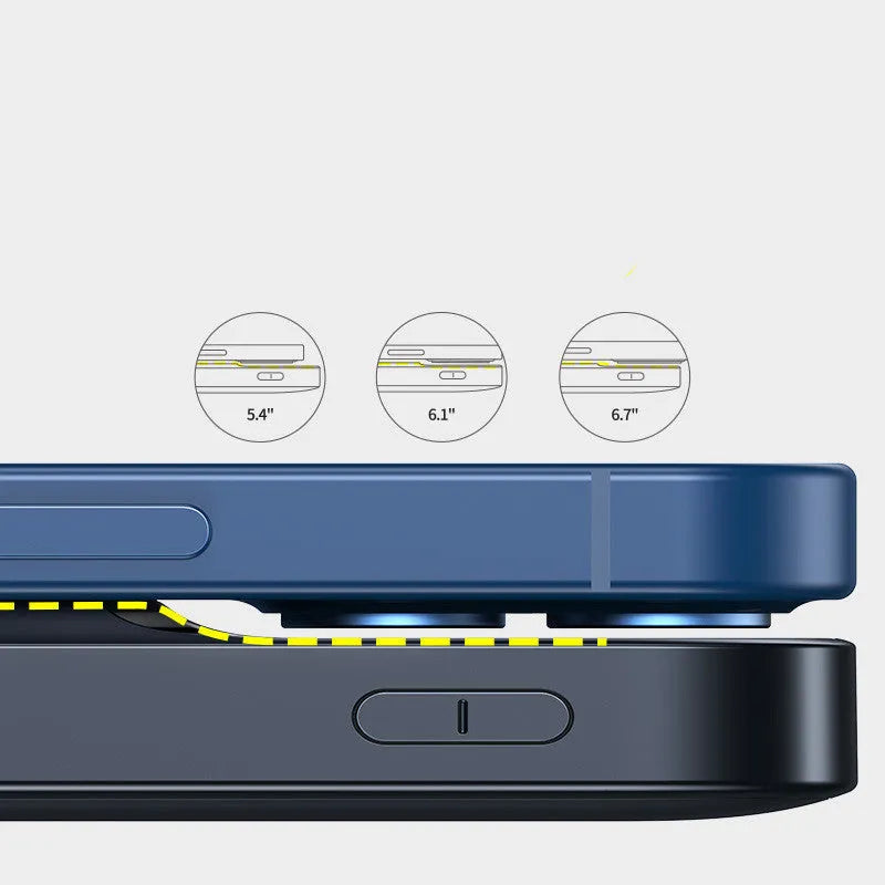 Baseus magnetic wireless 10000mAh power bank 20W in blue with plastic shell