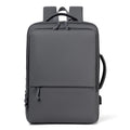 Large capacity waterproof Oxford cloth backpack in black with air pillow belt, size 45x34x18cm